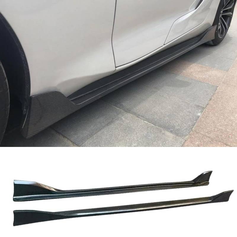 Seitenleistenverlängerung aus Kohlenstofffaser für Toyota Supra A90, Baujahr 2019-2024 von MUCCGQ