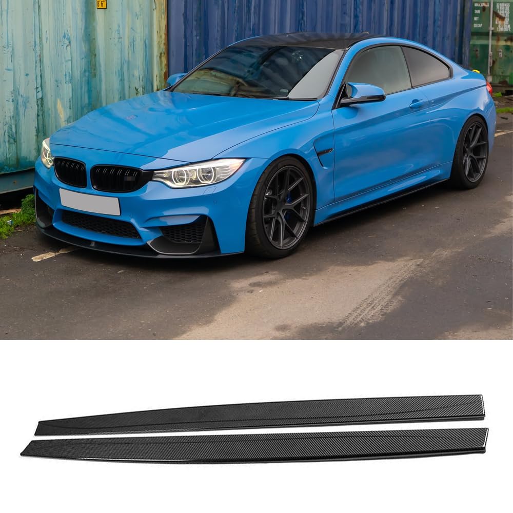 Seitenschweller-Verlängerungsplatten aus Kohlefaser für BMW M3 F80, M4 F82/F83, 2015-2020 Seitenschweller-Verlängerungsplatten aus Kohlefaser für BMW M3 F80, M4 F82/F83, 2015-2020 von MUCCGQ
