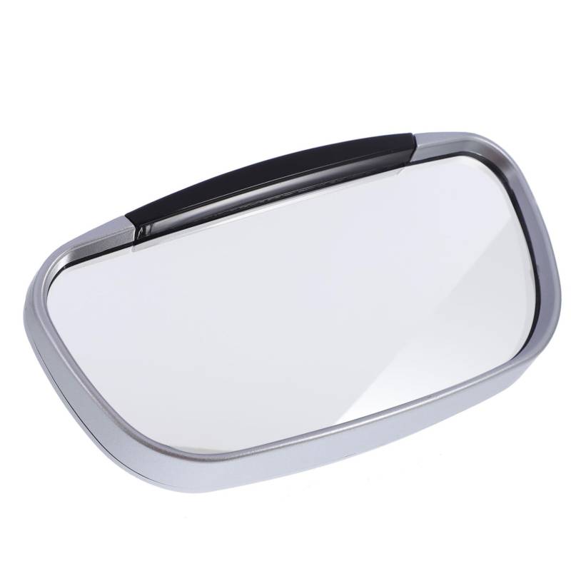 MUCKLILY 1 PC Rückspiegel Zusatzspiegel Autospiegel Visiergehäuse Weitwinkelspiegel Innenrückspiegelhalterung Lkw Spiegelrückseite Für Glas Silber von MUCKLILY