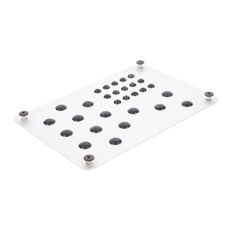 MUCKLILY 1 Satz Autopedal Boden Material auto pedale auto fuß ferse pedal auto ferse pedal pad auto pedal matte Fußpedalauflage Aluminiumlegierung von MUCKLILY