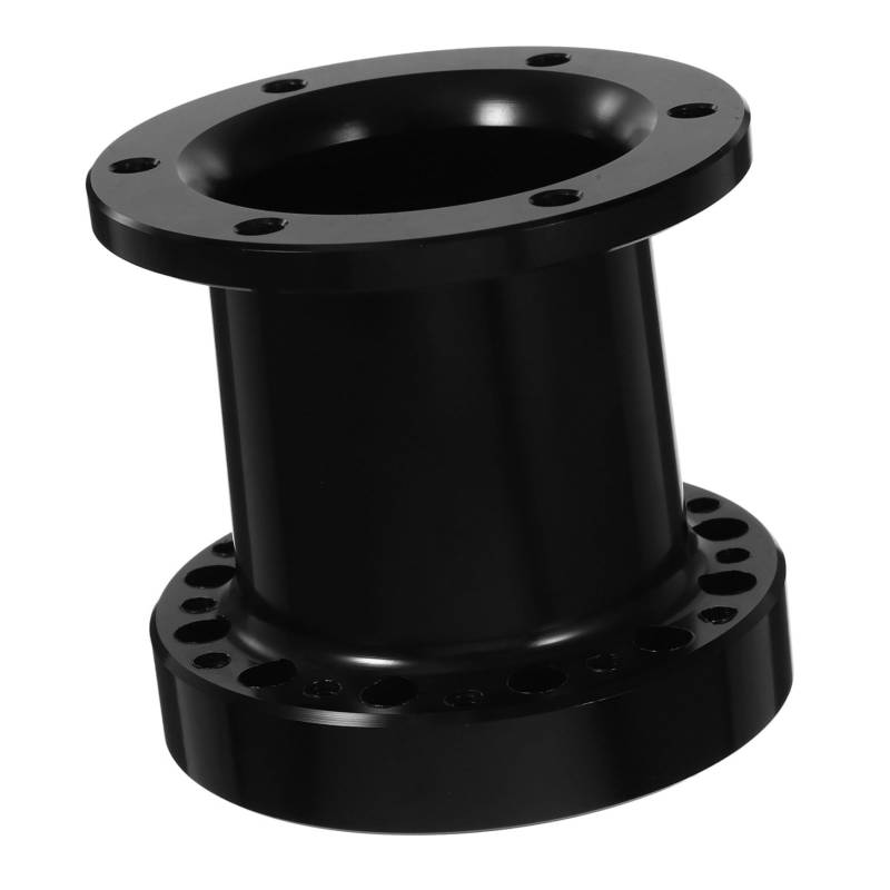 MUCKLILY 1 Satz Lenkradadapter Rennen Teile Auto Lenkrad-adapterplatte Lenkraderhöhung Lenkradnabe Black Aluminiumlegierung von MUCKLILY
