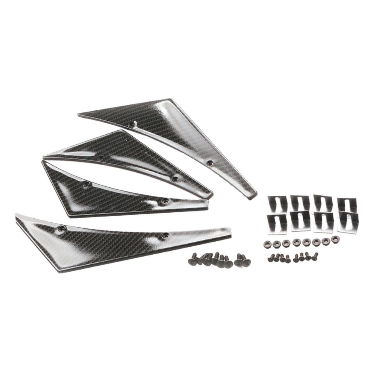 MUCKLILY 1 Satz Stoßfänger-Diffusor Antikollisions-Autofront Streifen Spoiler Autoclips für Splitterflossen für Auto Stoßfänger-Splitter-Finnen Auto Lip Splitter Flossen Abs Schwarz MUCKLILY 1 Satz Stoßfänger-Diffusor Antikollisions-Autofront Streifen Spoiler Autoclips für Splitterflossen für Auto Stoßfänger-Splitter-Finnen Auto Lip Splitter Flossen Abs Schwarz von MUCKLILY