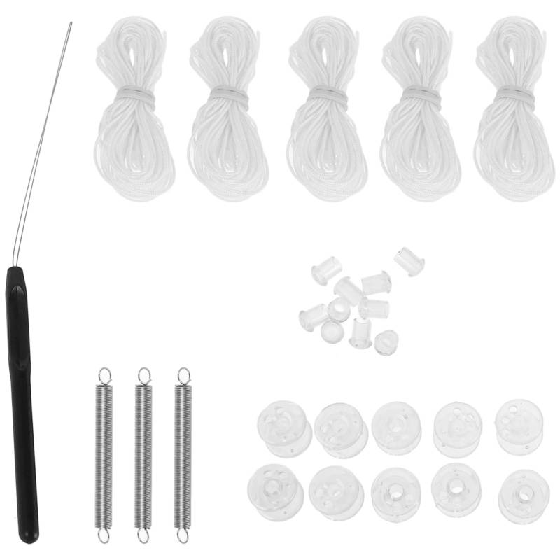 MUCKLILY Fensterrollo-zubehör Rollo-Reparatur-Set Federmechanismus Endkappen Weiß von MUCKLILY