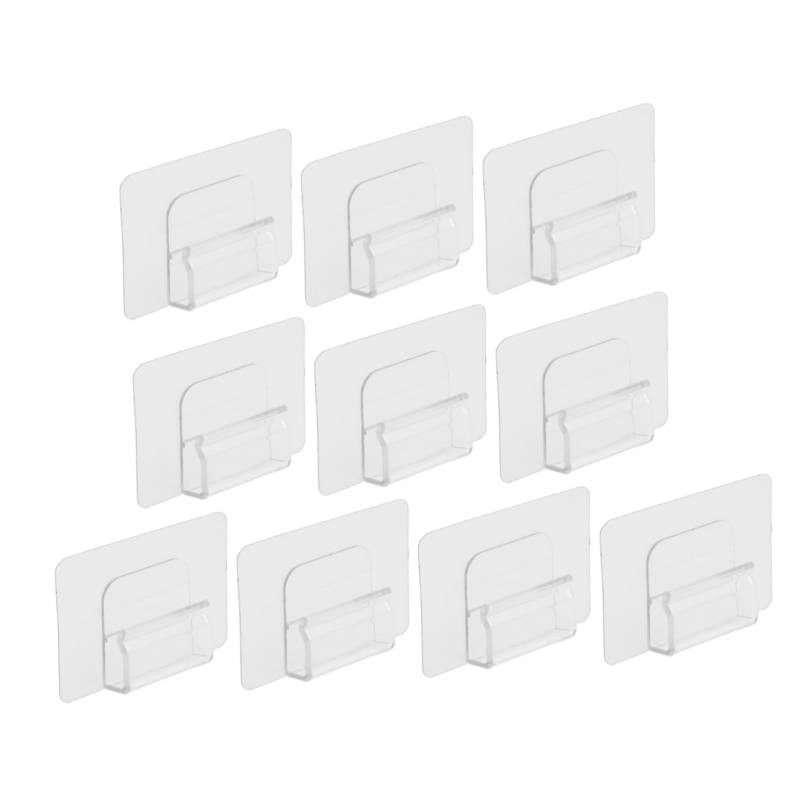 MUCKLILY 10 Stück Aufkleber zur Befestigung des Fußpolsters Pads Clip Auto Fußmattenhalter Bodenmatte Befestigung Teppichklammern für Automatten Auto-Fußmattenhalter Plastik Transparent von MUCKLILY