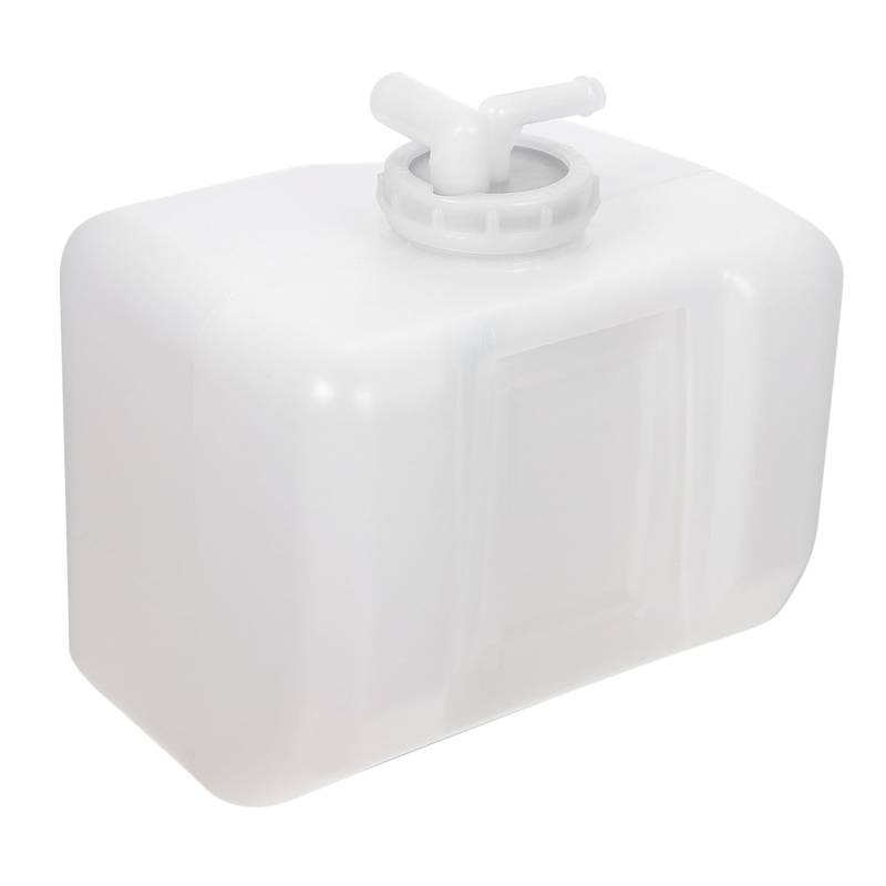 MUCKLILY 1Pc L Kann Auto Reparatur Reservoir Kühler Tank Montiert Racing Weiß von MUCKLILY