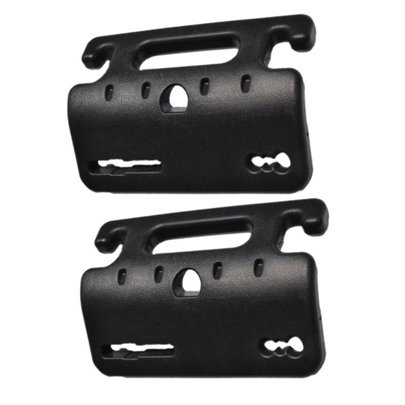 MUCKLILY 2 Stück Armlehnen hängender Sitzhaken Auto handlauf Beifahrerhandgriff Haken für die Kopfstützen der Rücksitze Haltegriffe für Kopfstützen Black von MUCKLILY