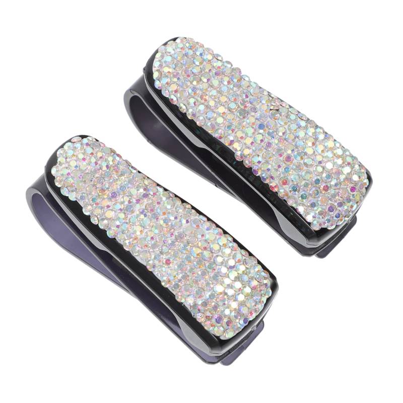 MUCKLILY 2 Stück Auto Brillenhalter Visier Windschutzscheiben Expander Sonnenbrille Auto Zubehör Clips Becher Mehrere Lichter Entlüftung Porta Tönung Für Sitz Diffusor von MUCKLILY
