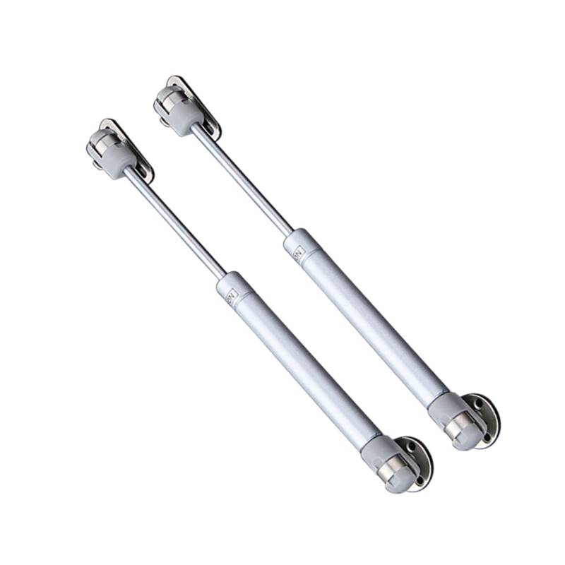 MUCKLILY 2 Stück Hydraulische Stützstange Frühling Gas Hydraulische Federbeine Hydraulische Unterstützung Strebe Pneumatisch Tür Schwer Pflicht Federbeinhalterung Silver von MUCKLILY
