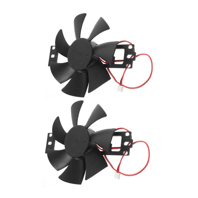 MUCKLILY 2 Stück Lüfter für Induktionsherd Zubehör für Induktionsherde Grills Induktionsventilator Teil des Induktionsherds Zubehör für Induktionsventilatoren Plastik Black von MUCKLILY
