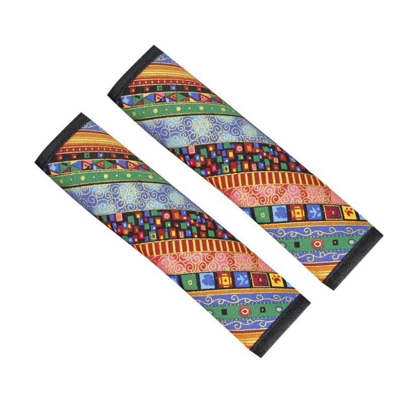 MUCKLILY 2 Stück Schulterpolster Schutz Riemenpolster Gürtel Pads Abdeckung Autozubehör Unterlage Auto Pad Schulterkissen für Autositze Polyester von MUCKLILY