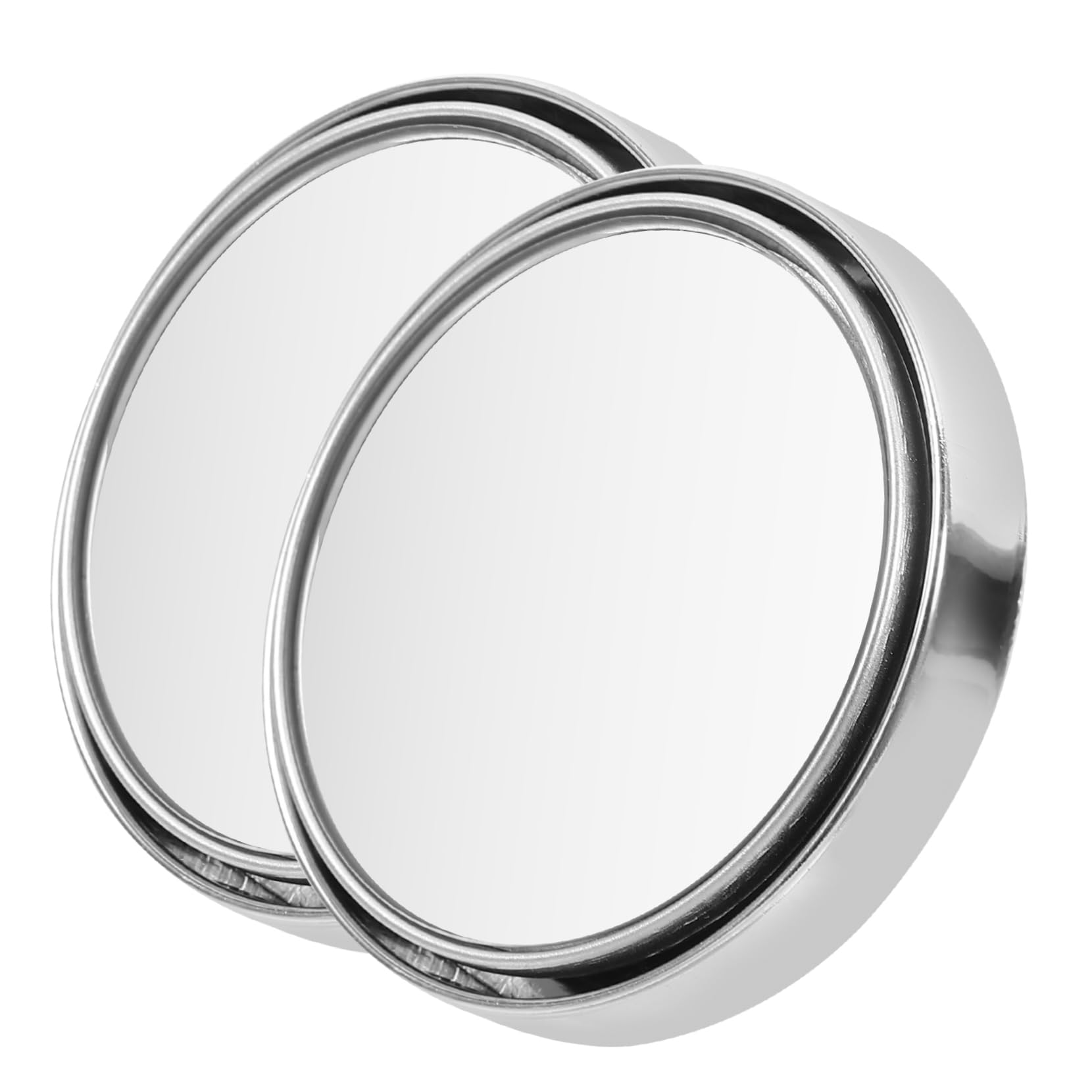 MUCKLILY 2 Stück Umkehrspiegel für den toten Auto Rückspiegel Autospiegel Fahren Seitenspiegel toter Seitenspiegel für Auto Punktspiegel für Autos Glas Silver MUCKLILY 2 Stück Umkehrspiegel für den toten Auto Rückspiegel Autospiegel Fahren Seitenspiegel toter Seitenspiegel für Auto Punktspiegel für Autos Glas Silver von MUCKLILY