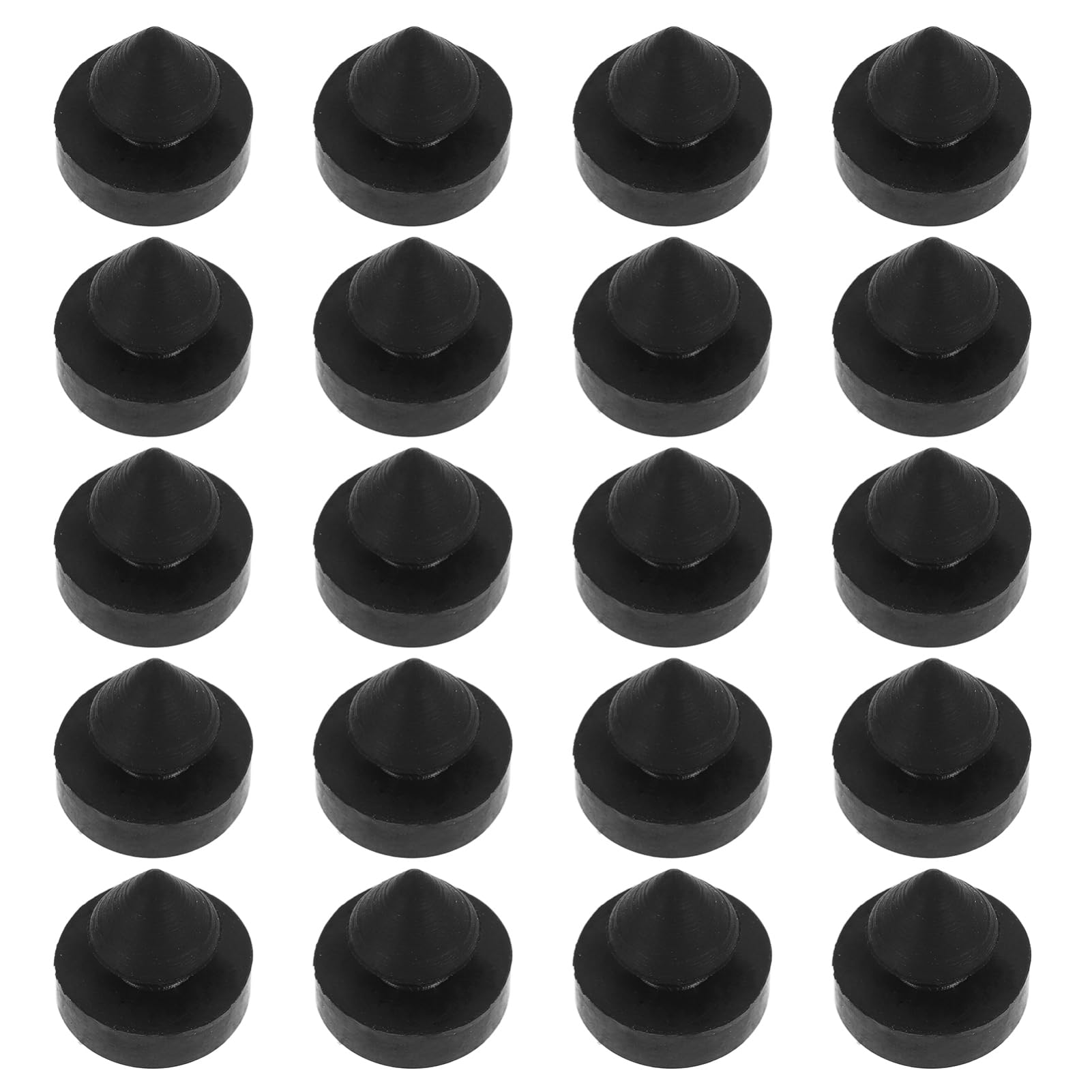 MUCKLILY 20 Stück Antikollisionsstollen Türstopper für die Türoberseite Türpuffer aus Gummi Türhalter Schwarze Tür stoppt Türgriffe Türknaufschutz für die Wand Türstau Black MUCKLILY 20 Stück Antikollisionsstollen Türstopper für die Türoberseite Türpuffer aus Gummi Türhalter Schwarze Tür stoppt Türgriffe Türknaufschutz für die Wand Türstau Black von MUCKLILY