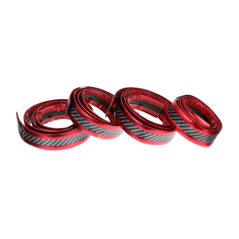 MUCKLILY 4 Rollen Türschweller Weiß Schutz Autotür Kantenschutz Protektoren Schutz Front Klebeband Abdeckleiste Autos Guards Transparent Detaillierung Autoaufkleber Universal von MUCKLILY
