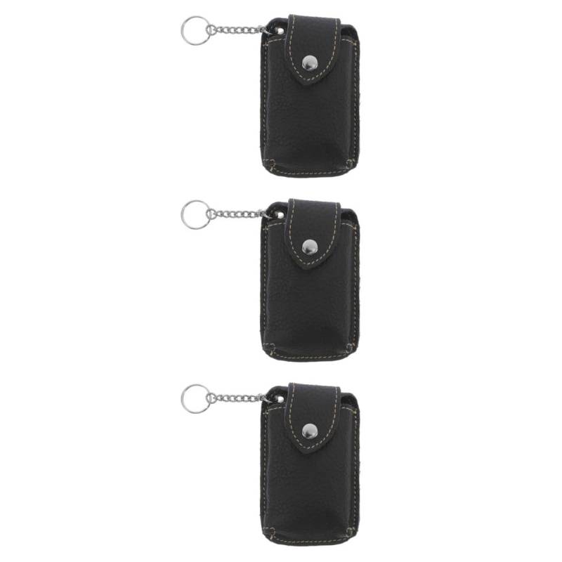 MUCKLILY 4 Stück Autoschlüsseltasche Schlüsselanhängerhalter Für Autoschlüssel Autoschlüsselhülle Autoschlüsselkette Schlüsseletui Schlüsselanhängerhalter Etui Autoschlüsselhülle Cover von MUCKLILY