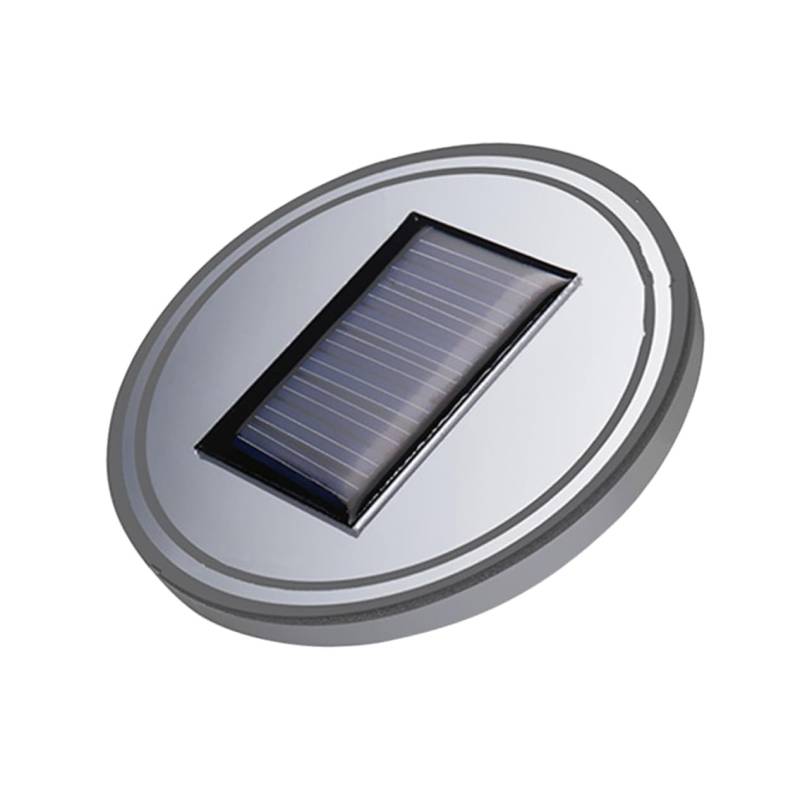 MUCKLILY 4 Stücke Innen Powered Blau Mm Auto Coaster Leuchtende Dekoration Matte Anti Rutsch Licht Halter Beleuchtung Styling Auto Tasse Solar Bottom Pad von MUCKLILY
