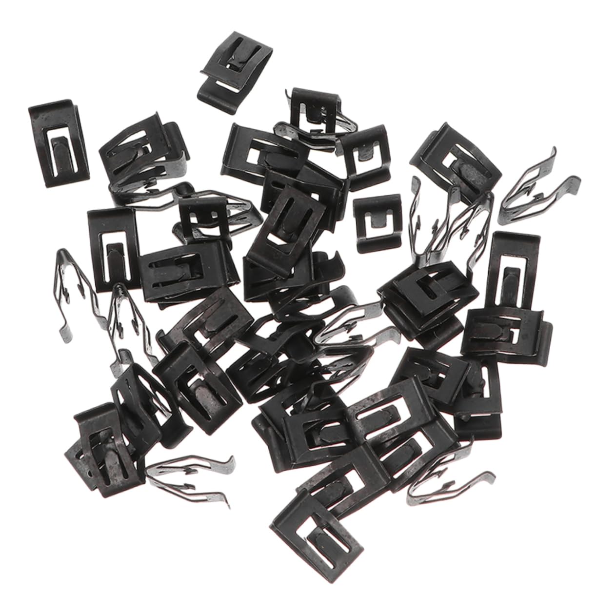 MUCKLILY 40 Stück Schnalle Am Armaturenbrett Clip Bindestrich Auto Abdeckung Halteklammern Aus Metall Für Das Armaturenbrett Schnalle in Der Mittelkonsole Black Stahl MUCKLILY 40 Stück Schnalle Am Armaturenbrett Clip Bindestrich Auto Abdeckung Halteklammern Aus Metall Für Das Armaturenbrett Schnalle in Der Mittelkonsole Black Stahl von MUCKLILY