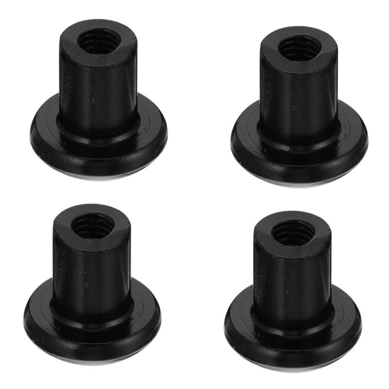 MUCKLILY 4Stücke Fahrzeug Türscharniermuttern Robuste Rost Scharniermuttern Für Auto Einfache Installation Schwarzem Finish von MUCKLILY