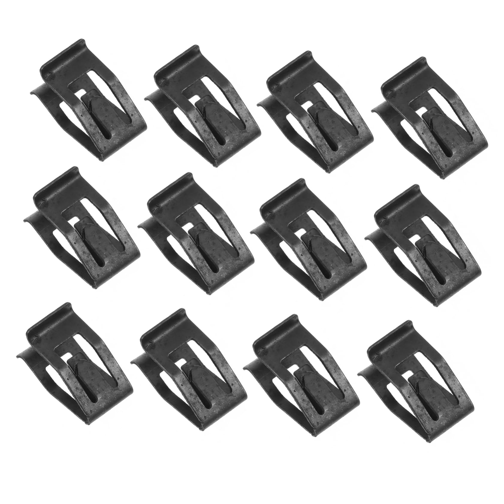 MUCKLILY 50 Stück Schnalle in Der Mittelkonsole Clips Automodell-Clip Verschluss Zierklammern Für Die Automobilindustrie Universal- Halten Innere Bindestrich Stahl Black MUCKLILY 50 Stück Schnalle in Der Mittelkonsole Clips Automodell-Clip Verschluss Zierklammern Für Die Automobilindustrie Universal- Halten Innere Bindestrich Stahl Black von MUCKLILY