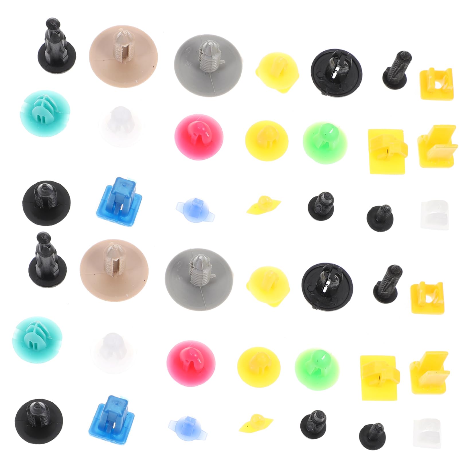 MUCKLILY 500 Stück Stoßfängerclips Auto Stoßstange Fix Universal- Innere Kfz-Befestigungssatz aus Kunststoff Türklammern Kfz-Clips Befestigungsset Trimmclips Plastik MUCKLILY 500 Stück Stoßfängerclips Auto Stoßstange Fix Universal- Innere Kfz-Befestigungssatz aus Kunststoff Türklammern Kfz-Clips Befestigungsset Trimmclips Plastik von MUCKLILY