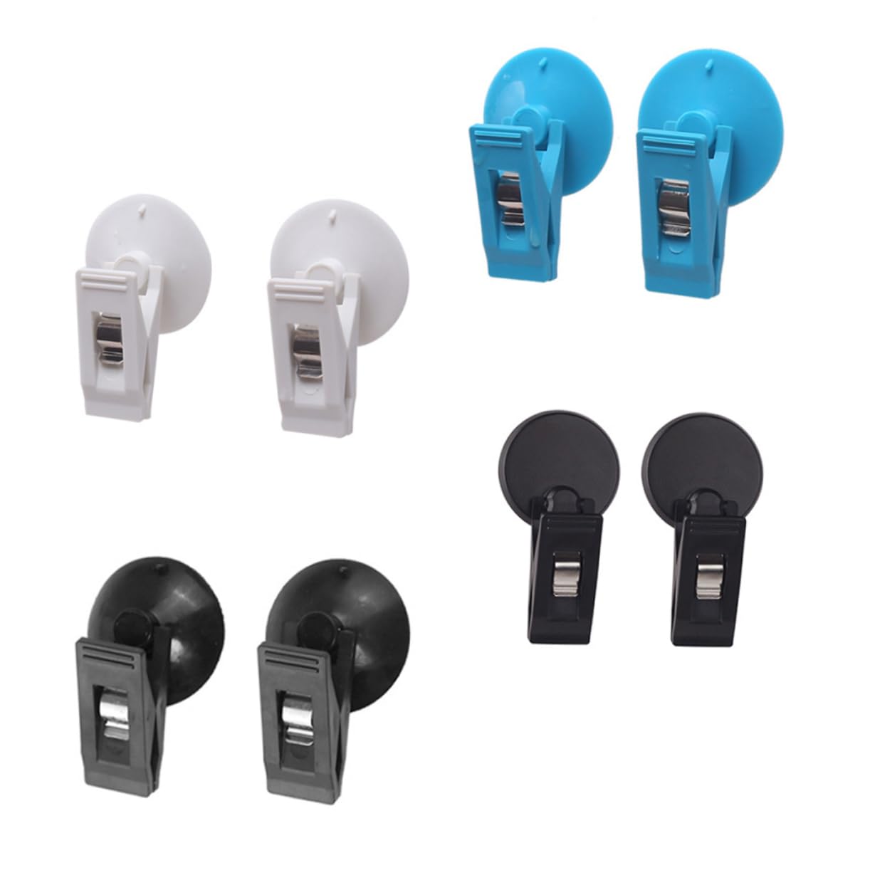 MUCKLILY 8 Stück Saugnapf-Clip Fahrkartenklammern Groß Ticket Clips Für Autofeste Klemme Autoclip Mit Saugfunktion Saugnapf Autoklemme Saugwagenklemme Federstahl MUCKLILY 8 Stück Saugnapf-Clip Fahrkartenklammern Groß Ticket Clips Für Autofeste Klemme Autoclip Mit Saugfunktion Saugnapf Autoklemme Saugwagenklemme Federstahl von MUCKLILY