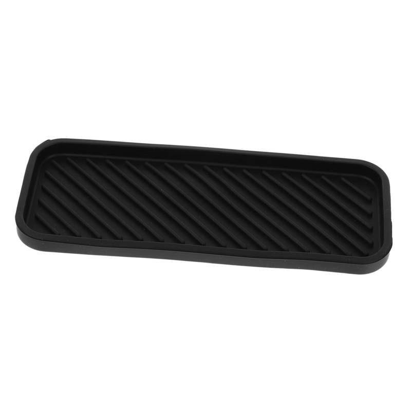 MUCKLILY Abtropfschale Reise Seifenhalter Seifen Halter Seifenhalter Aus Silikon Seifenständer Badezimmer-tablett Badtisch Tablett Badezimmer Seifenhalter Black Kieselgel von MUCKLILY
