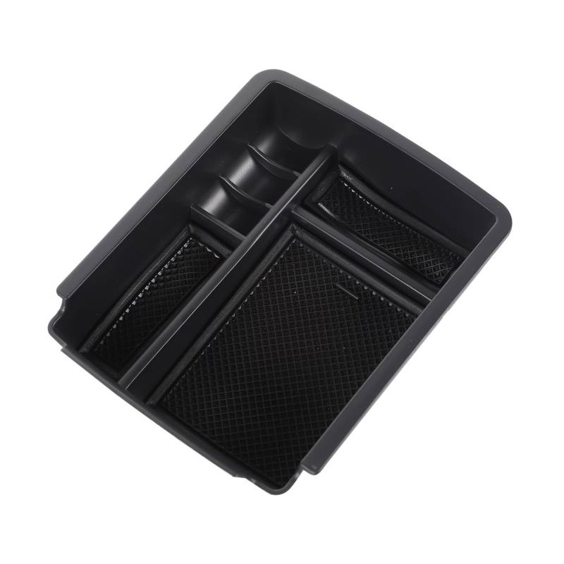 MUCKLILY Aufbewahrungsbox für Armlehnen Autokiste Auto-Armlehnenablage Auto-Mittelkonsolen-Organizer Tablett Mittelkonsolen-Organizer-Fach Auto-Armlehnen-Organizer Abs Black von MUCKLILY