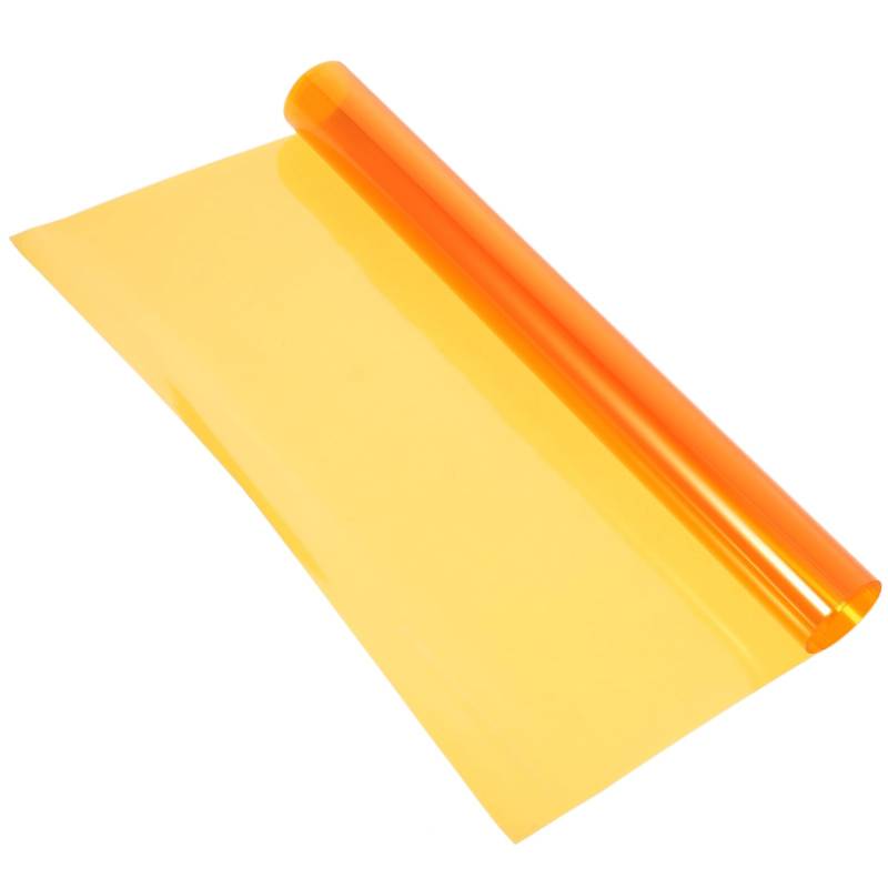 MUCKLILY Auto Dekoration Aufkleber lichtschutz car Decoration Auto Sticker Cars Sticker car Stickers Scheinwerferfolie Fahrzeugaufkleber Auto Aufkleber Rücklicht Tönungsfolie Orange von MUCKLILY