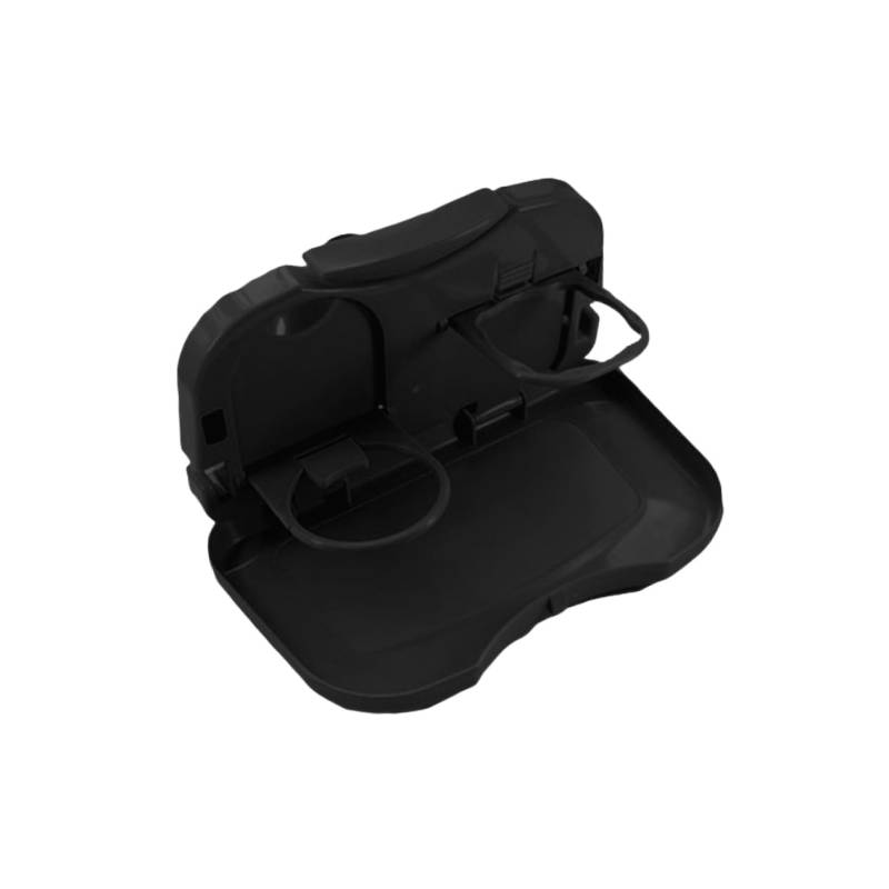 MUCKLILY Auto Getränkehalter Auto Service Kennzeichen Auto Esszimmerhalter Auto Kleinigkeiten Organizer Fahrzeug Esstisch Schwarz von MUCKLILY