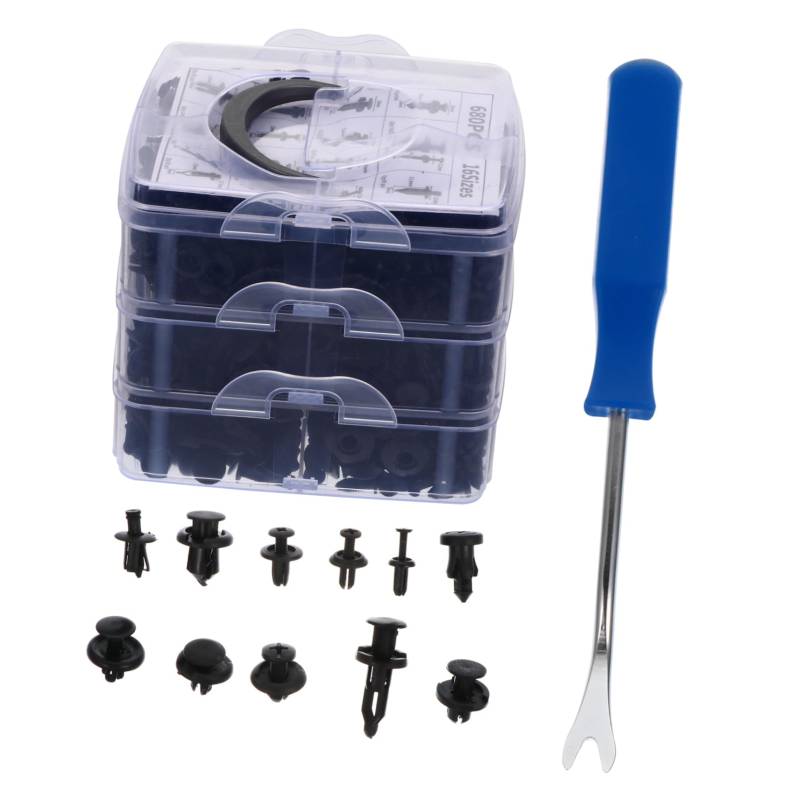 MUCKLILY Auto Stoßfänger Reparatur Kit Teile Halter Clips Expansionsclips Für Türverkleidung Stoßfänger Innenzubehör Mit Praktischer Aufbewahrungsbox von MUCKLILY