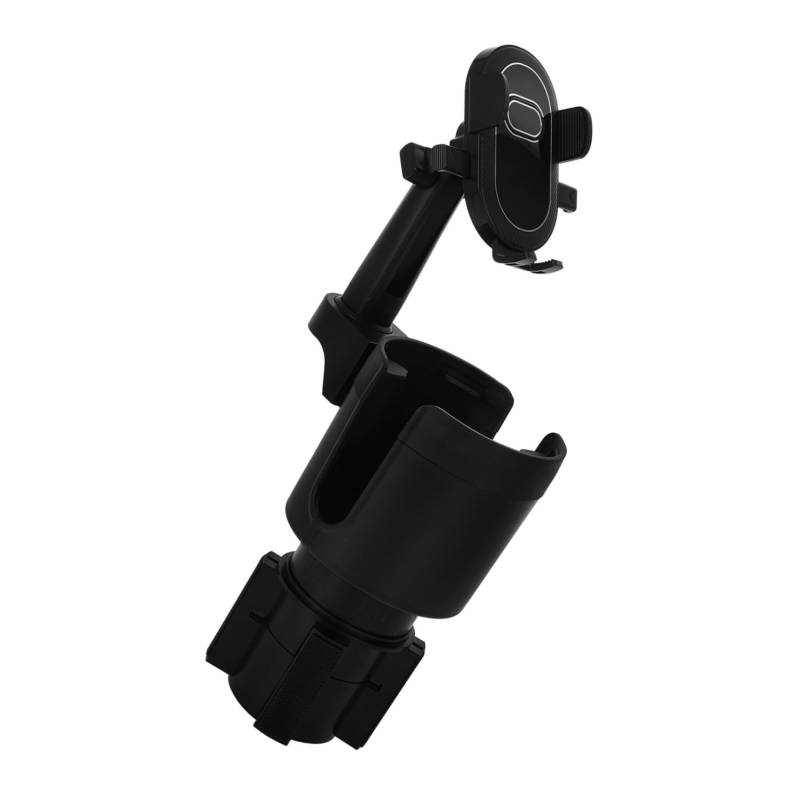 MUCKLILY Autozubehör Innenraum Praktisch Autowasserflaschenhalter Handyhalter Auto Getränkehalter Telefonbecherhalter Für Ihr Auto Becherhalter-Expander Fürs Auto Tassenbrüller Black Abs von MUCKLILY
