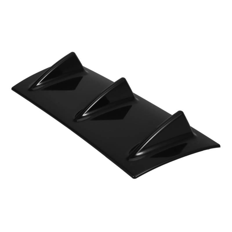 MUCKLILY Chassis Haifischflosse Autoaußenzubehör Autositz Autozubehör Rückspiegel Spoiler Für Auto Für Autos Auto Heckdiffusor Diffusor USB Abs Schwarz von MUCKLILY