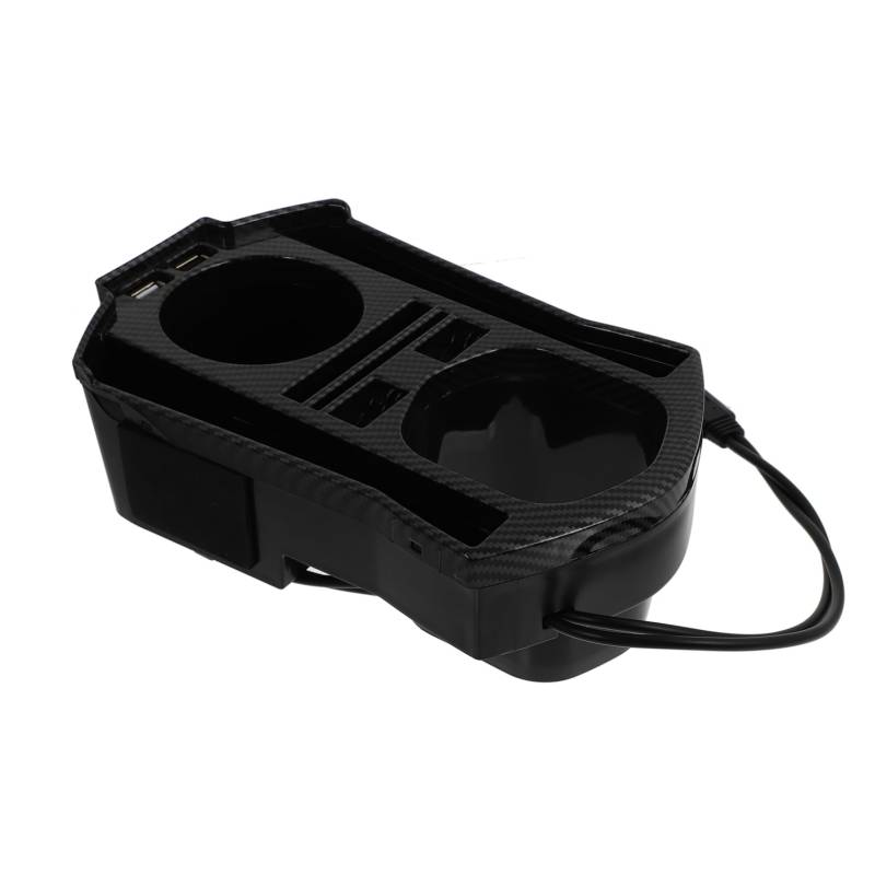 MUCKLILY Getränkehalter Kleines Rack Organizer Lagerung Tragbare Mittelkonsole Kfz Halter Schwarz von MUCKLILY