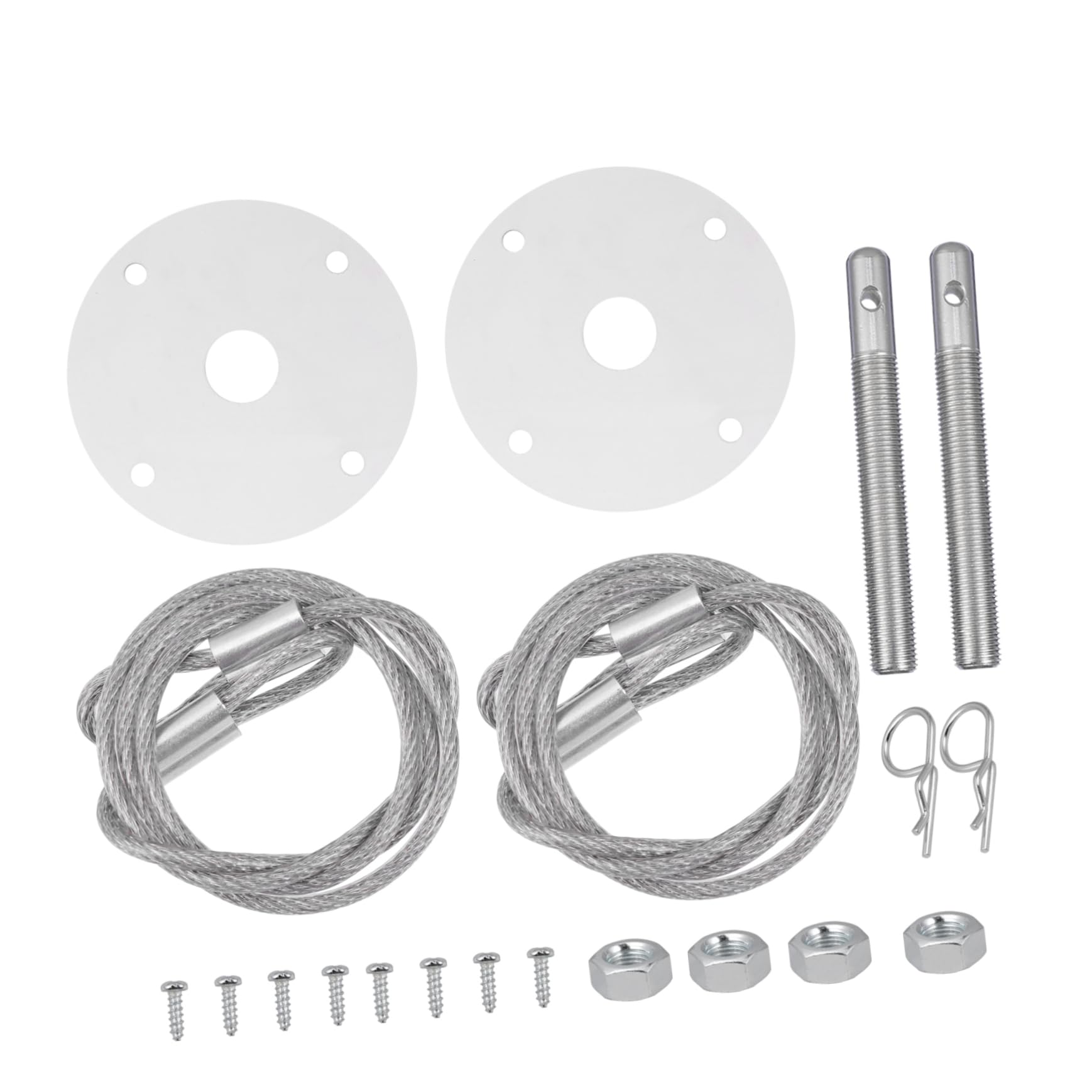 MUCKLILY Haubenschloss Motorhaubenstift Aus Aluminium Wettrennen Schloss-kit Fahrzeug Auto Aluminium-haubenstiftschloss Schlossriegel-aussehen-kit Aluminiumlegierung Silver MUCKLILY Haubenschloss Motorhaubenstift Aus Aluminium Wettrennen Schloss-kit Fahrzeug Auto Aluminium-haubenstiftschloss Schlossriegel-aussehen-kit Aluminiumlegierung Silver von MUCKLILY