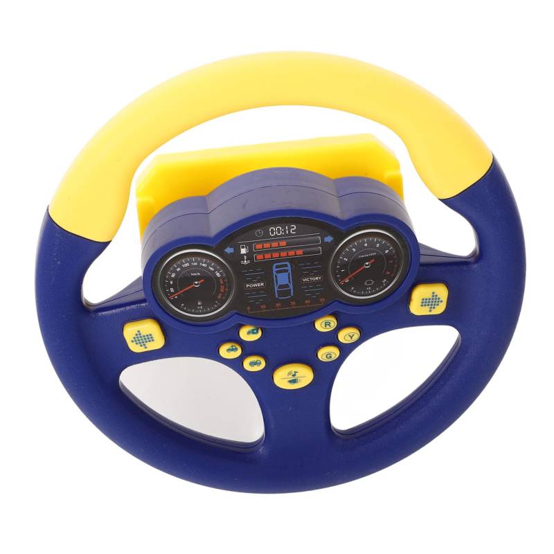 MUCKLILY Lenkrad Simulation Autofahren Kinderlenkrad zum Kinderlenkrad mit Lichteffekten simulieren gefälscht für Kinderauto-Lenkrad Spielplatz-Lenkrad Plastik von MUCKLILY