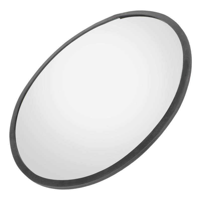 MUCKLILY Weitwinkelobjektiv Ecke konvexer Spiegel im Freien breit Spiegel rund verkehrsspiegel traffic mirror convex mirrors Sicherheitsstraßenspiegel Fahrbahnspiegel im Freien Stk Black von MUCKLILY
