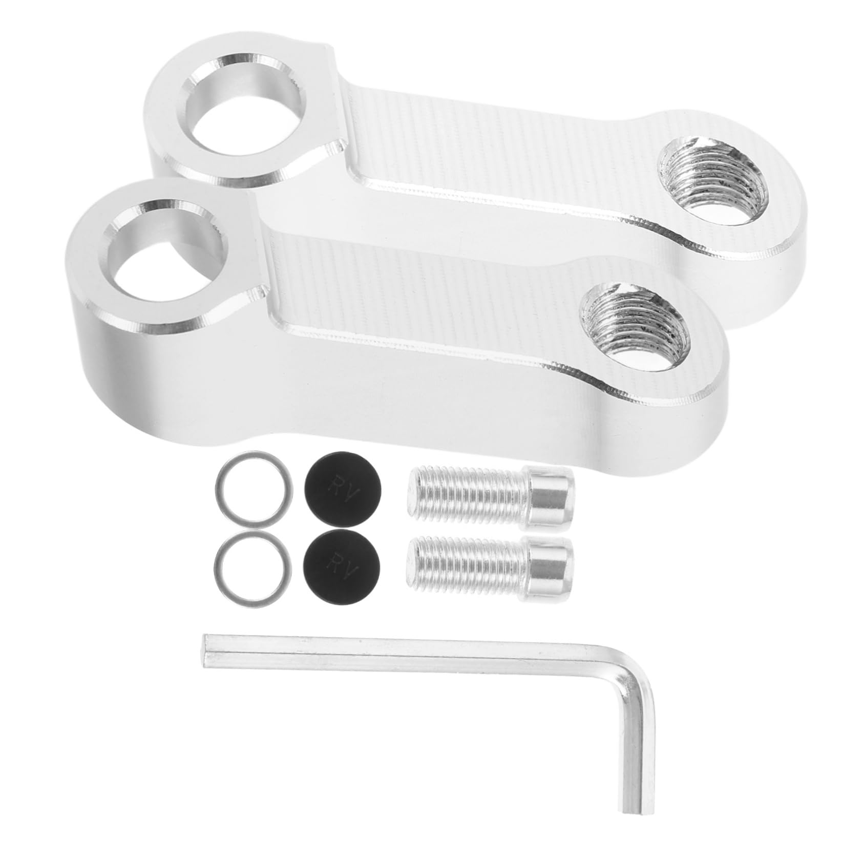 MUELODSIC 1Satz Rückspiegelverlängerungsadapter aus Universelle Halterung für Besseren Sichtbereich Einfache Installation ohne Langlebig und Stylisches Design von MUELODSIC