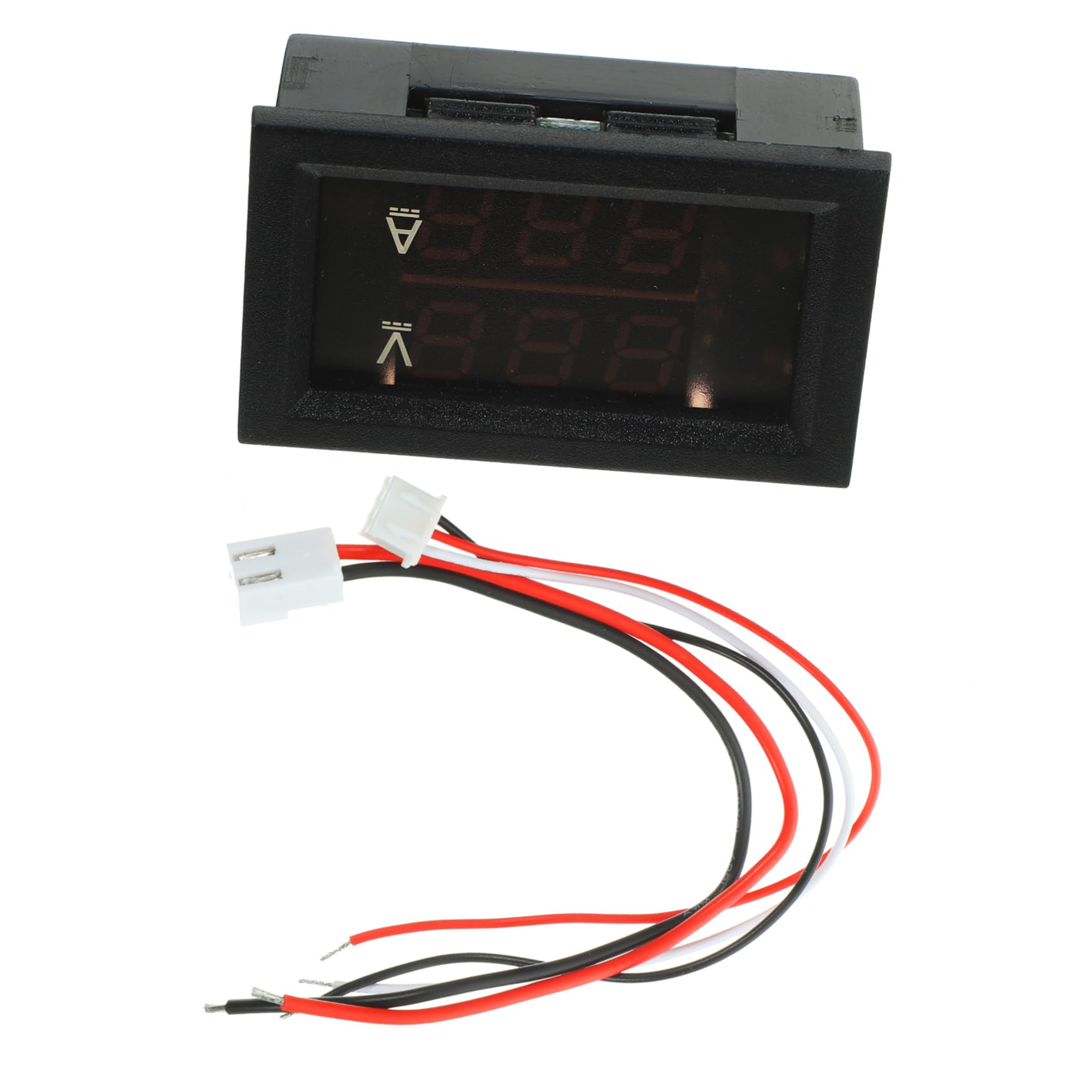 MUELODSIC 1Stück Digitales Voltmeter und Amperemeter Hochpräziser Spannung und Stromtester mit Dualer Anzeige für Autos und Fahrzeuge Verpolungsschutz von MUELODSIC
