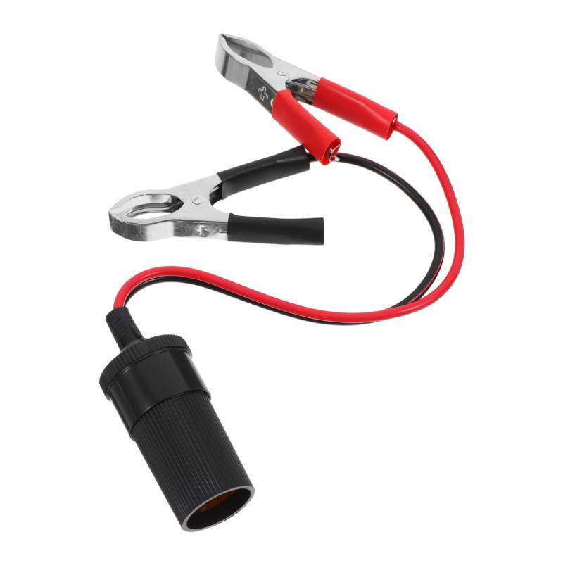 MUELODSIC Krokodilklemmen für Autobatterien Robuste Ergonomische Clips für Auto Zigarettenanzünder Leicht und Tragbar für Mobilen Einsatz und Sicheres Basteln von MUELODSIC