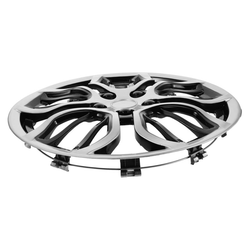 MUELODSIC Radkappen Radabdeckung Nabenkappen für Autoräder Radnabenabdeckung Radnabenkappen für Kraftfahrzeuge Anhänger -Hub -Abdeckung Felgenabdeckung Aluminiumlegierung Silber von MUELODSIC