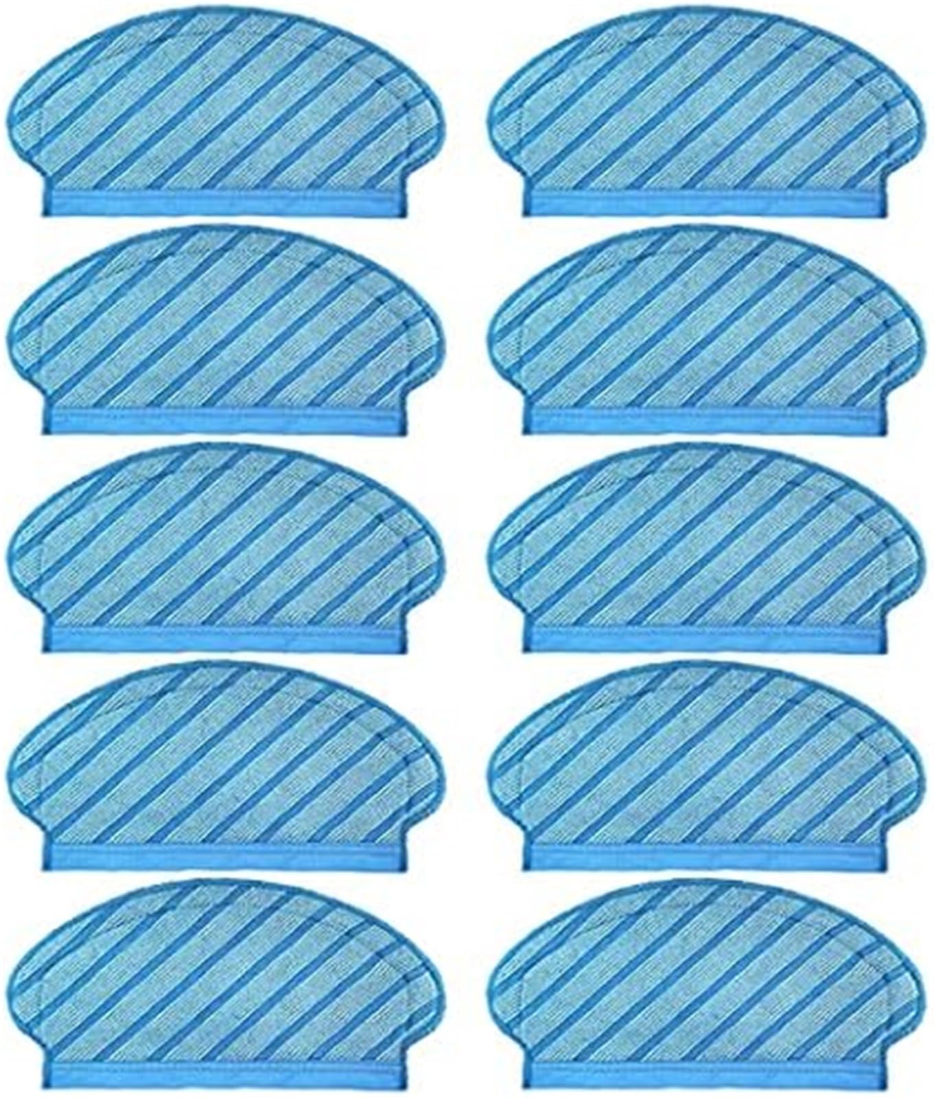 MUEOSI 10 Stück Ersatz-Wischpads for Mopptücher, for Ecovacs Deebot Ozmo 920, 950, T5, T5 Max, N7 Roboter-Staubsauger Staubsauger-Mopp-Pad von MUEOSI