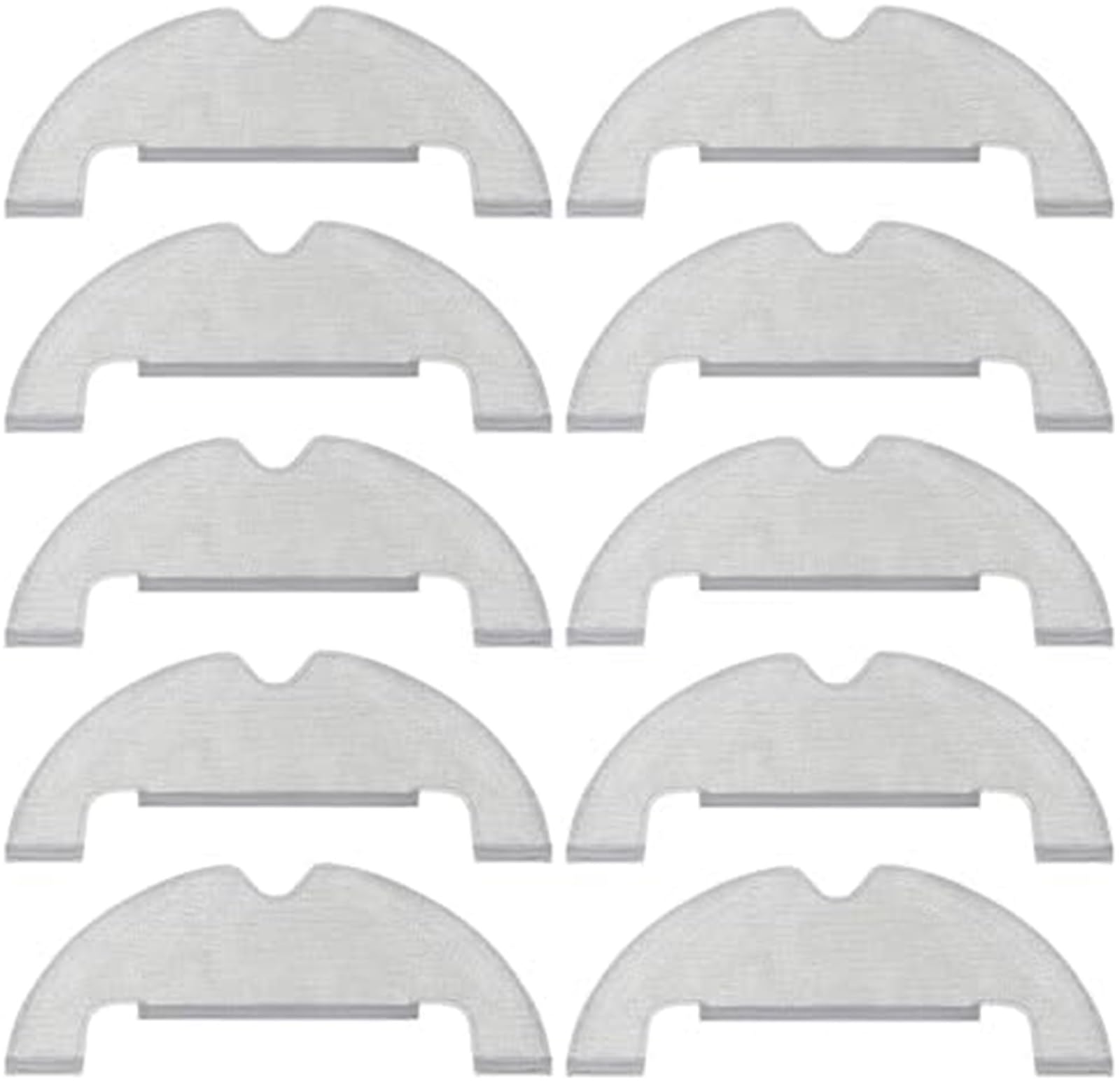 MUEOSI 10 Stück Mopp-Tuch-Pads, for Dreame, Bot Z10 Pro L10 Plus Roboter-Staubsauger-Zubehör Staubsauger-Mopp-Pad von MUEOSI
