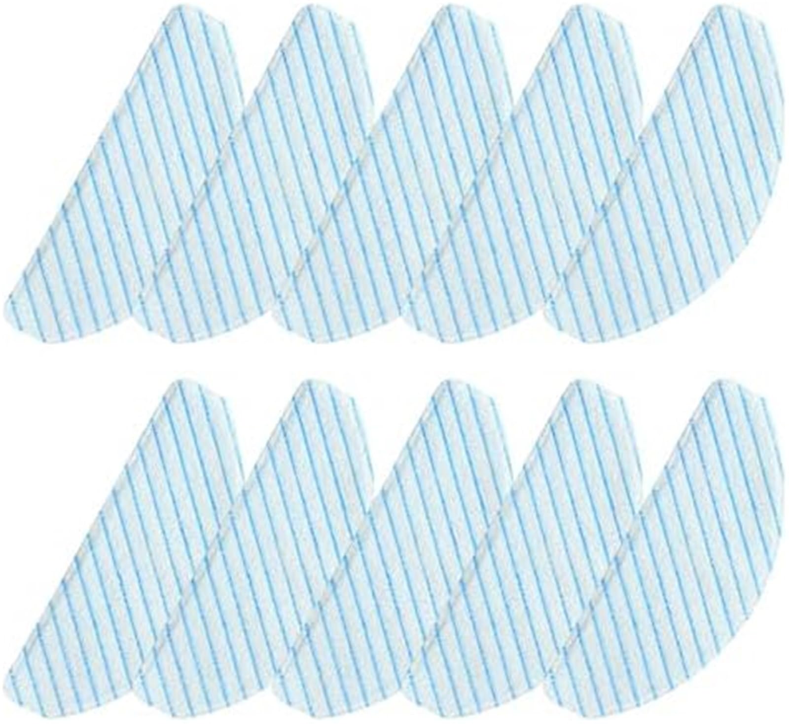 MUEOSI 10 verbesserte Reinigungsmopp-Tücher for Deebot Ozmo T8 AIVI T8 Max N8, N8 Plus N8+, N8 Pro, N8 Pro+ T9 T9+ T9 AIVI, T9 Plus Staubsauger Staubsauger-Mopp-Pad von MUEOSI