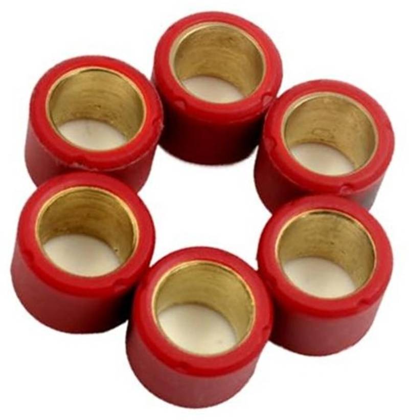 MUEOSI 16x13mm Scooter Variator Rollensatz 4g 4,5g 5,5g 6g, for 50 Fiddle Orbit 1 Symply 50cc GY6 139QMB 139QMA AC AW05W 4-Takt Roller Variomatik Rollengewichte(Black 16x13mm 5g) von MUEOSI