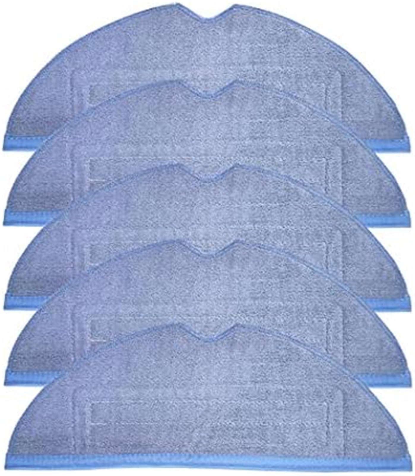 MUEOSI 2 5 10-teilige Reinigungsmopp-Stoffpads for Xiaomi, for Roborock, S7 T7S Staubsaugerzubehör (2 Stück) Staubsauger-Mopp-Pad(Black 5Pcs) von MUEOSI
