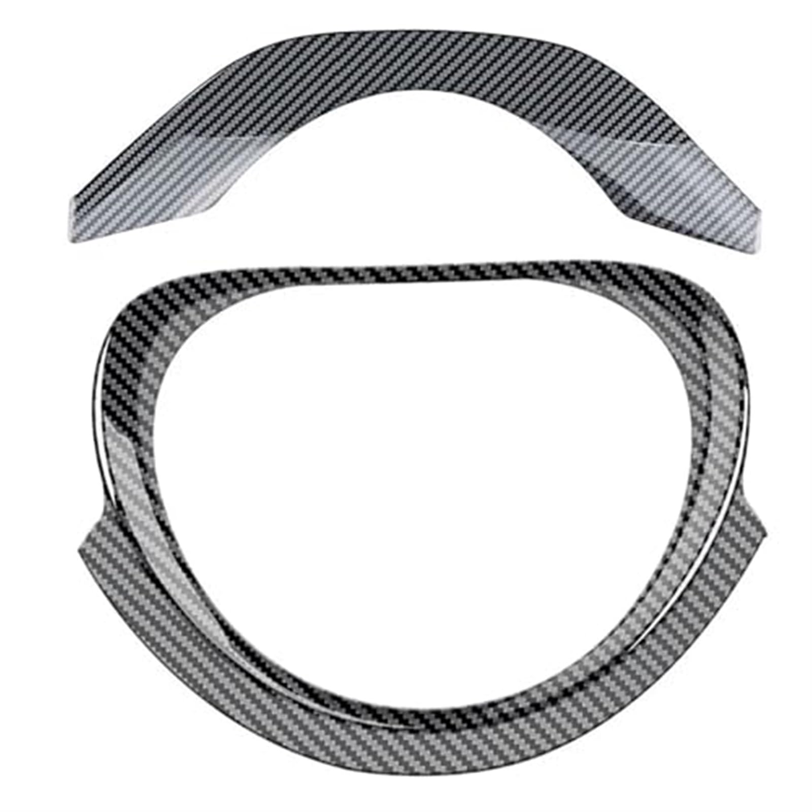 MUEOSI 2 Stück, for Vezel, HR-V HRV 2021 2022, Innenausstattung, Kohlefaser, Lenkradverkleidung, Zierrahmen Auto-Lenkradverkleidungsaufkleber MUEOSI 2 Stück, for Vezel, HR-V HRV 2021 2022, Innenausstattung, Kohlefaser, Lenkradverkleidung, Zierrahmen Auto-Lenkradverkleidungsaufkleber von MUEOSI