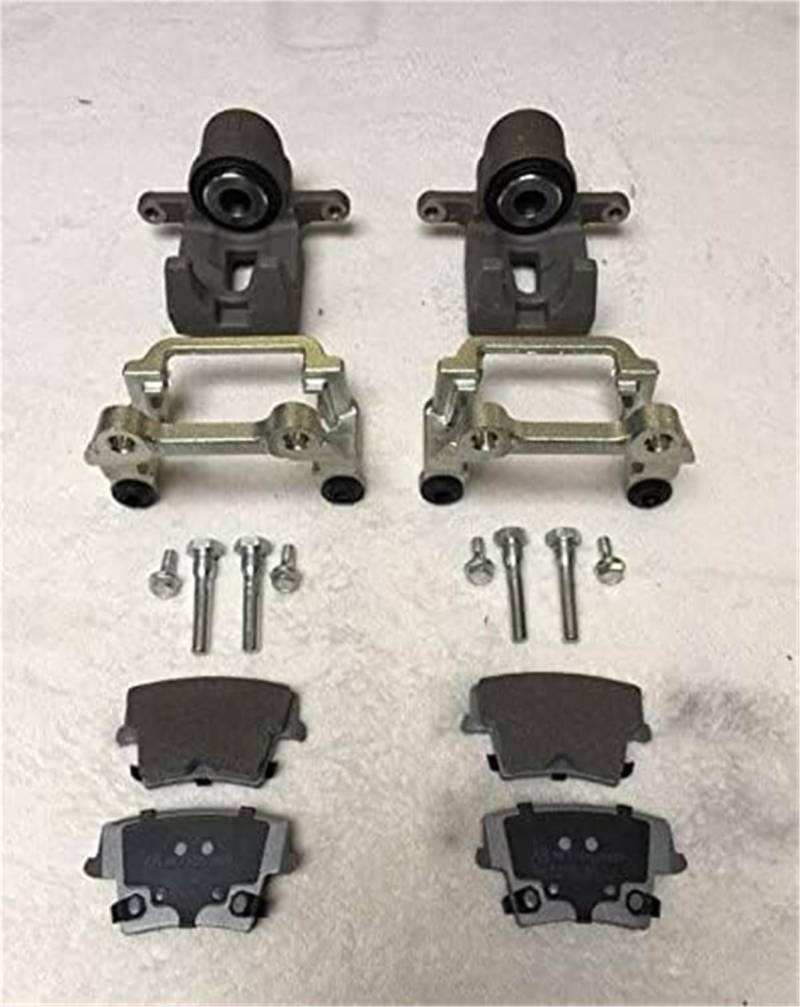 MUEOSI 2 x Bremssattel hinten komplett & Beläge, for Chrysler, 300C 2005-2015 BRK/300C/019A Hinterradbremse von MUEOSI