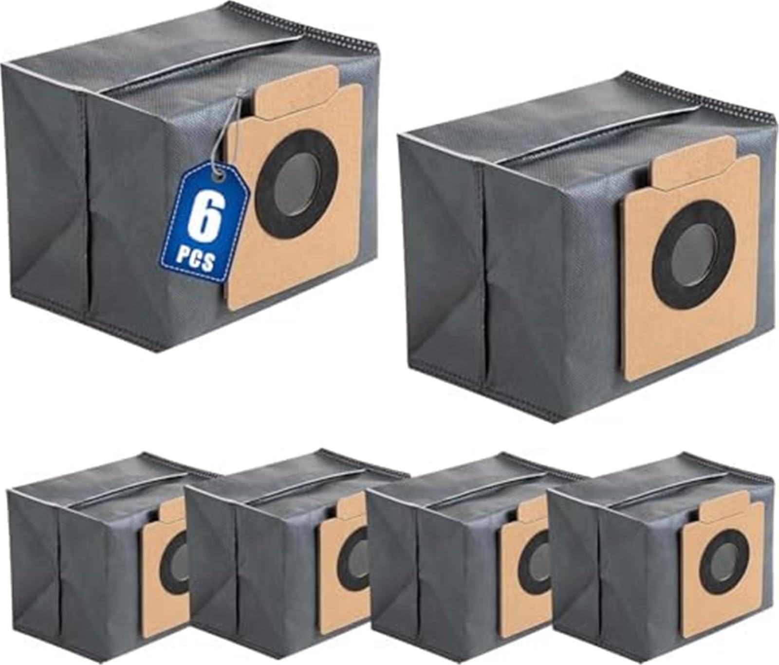 MUEOSI 20-teiliges Ersatzset for den Staubsauger Omni C20, 1 Hauptbürste, 4 HEPA-Filter, 6 Seitenbürsten, 4 Wischtuch-Pads, 3 Staubbeutel, 1 Reinigungswerkzeug, 1 Schraubendreher Staubsauger-Mopp-Pad( von MUEOSI