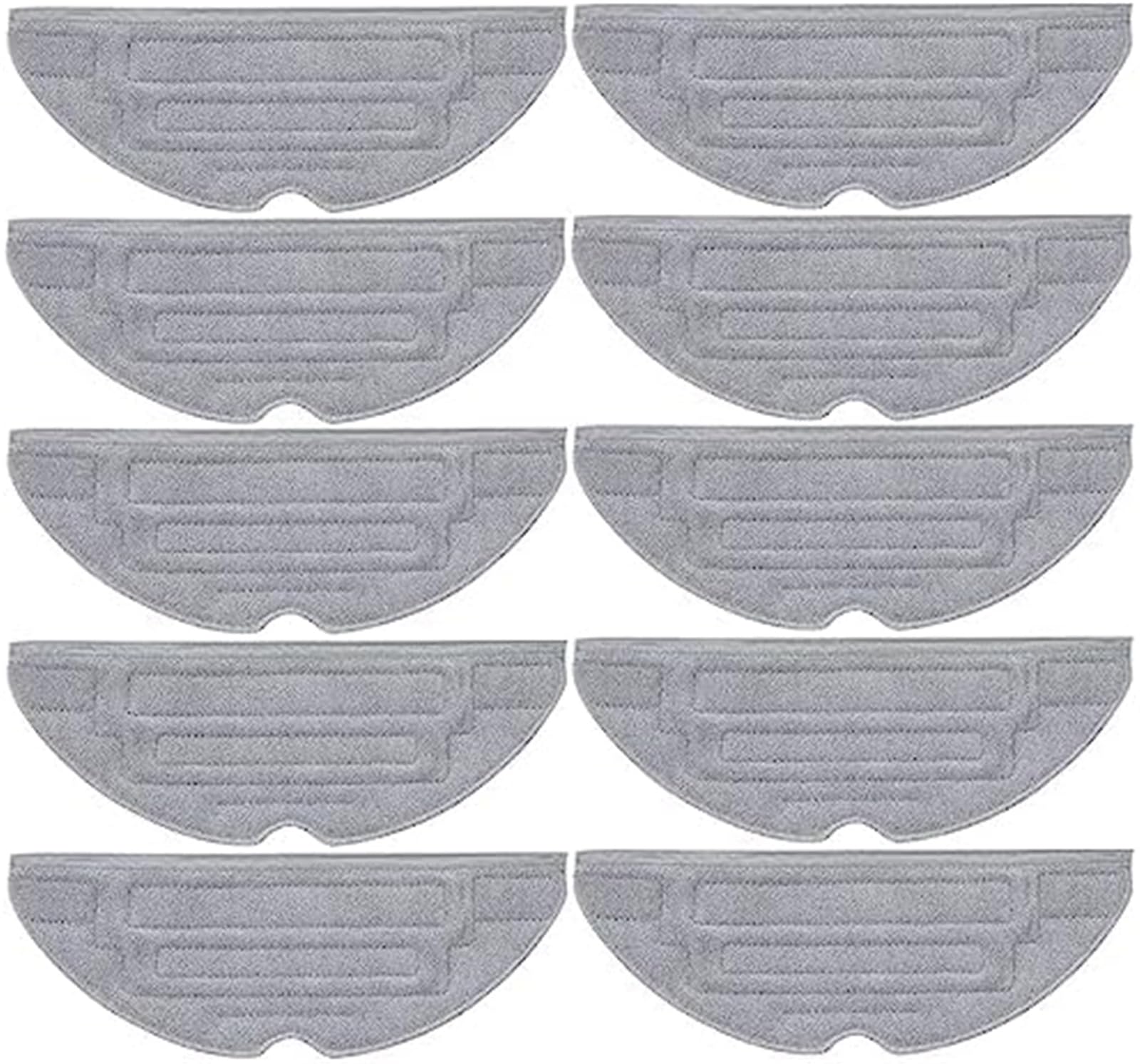 MUEOSI 4 6 10-teiliges waschbares Wischtuchpad for Roborock, S8, S8 Plus, S8+, S8 Pro, Ultra, G20, Staubsaugerzubehörteile (6 Stück) Staubsauger-Mopp-Pad(Black 10pcs) von MUEOSI