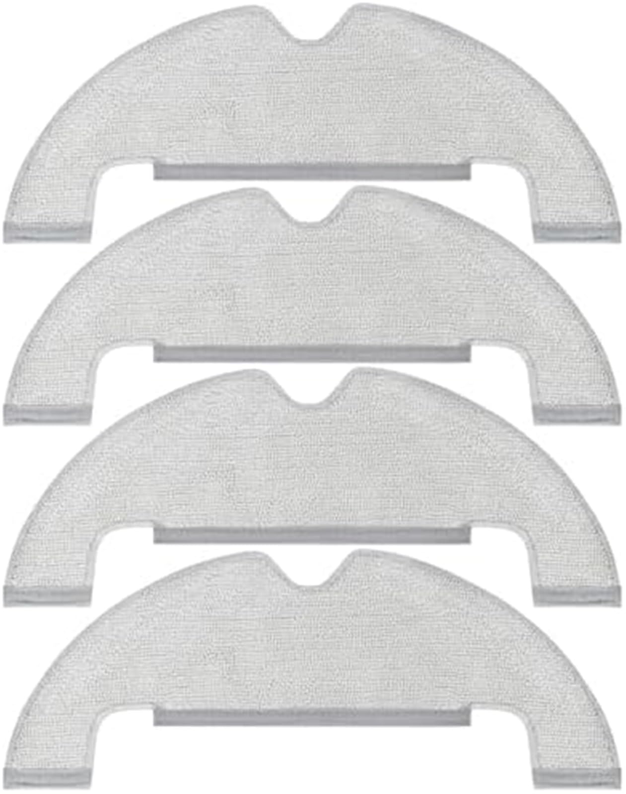 MUEOSI 4 Stück Mopp-Tuch-Pads, for Dreame, Bot Z10 Pro L10 Plus Roboter-Staubsauger-Ersatzteile Staubsauger-Mopp-Pad von MUEOSI