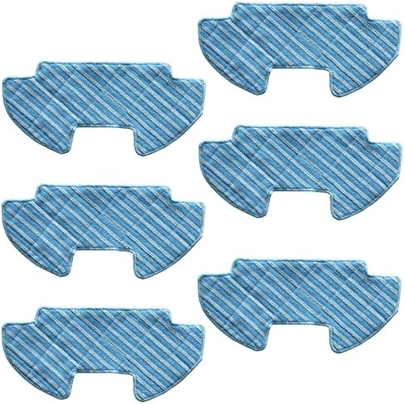 MUEOSI 6 Stück Mopp-Tuch-Pads, for Samsung, Powerbot-E VR05R5050WK Staubsauger-Ersatz Staubsauger-Mopp-Pad von MUEOSI